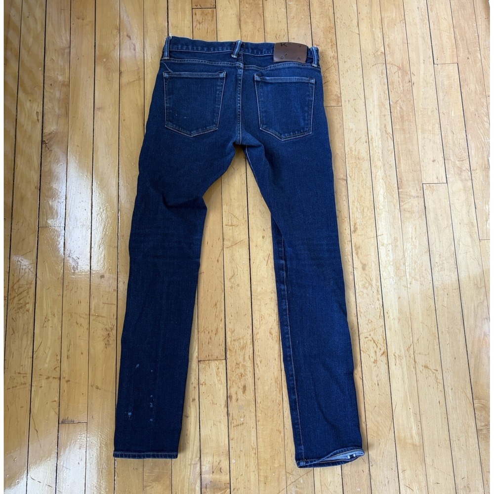Hiroshi Kato The Needle Skinny Jeans Mens 30x30 Blue Selvedge Made In USA READ - Picture 9 of 16